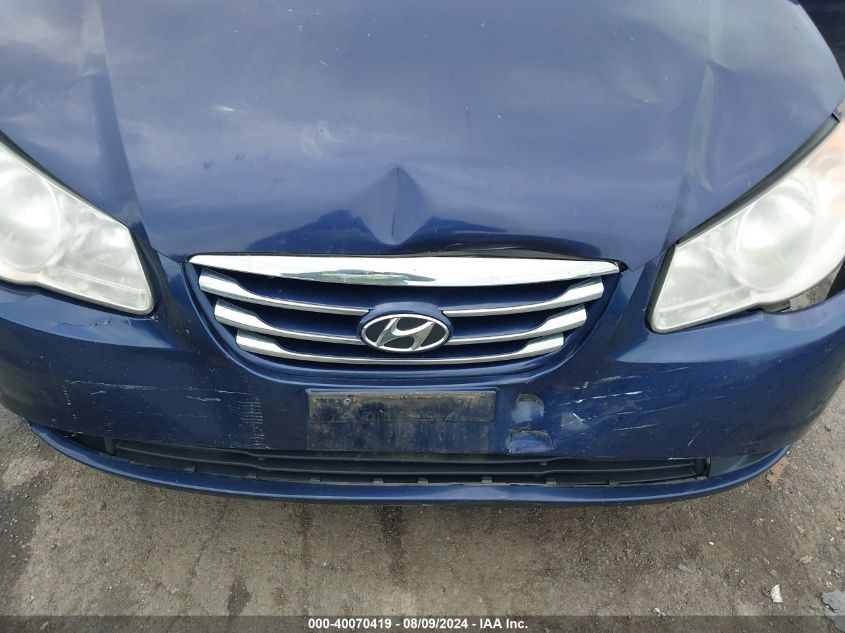 2010 Hyundai Elantra Blue VIN: KMHDU4AD0AU049364 Lot: 40070419