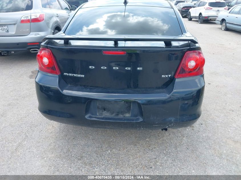 2014 Dodge Avenger Sxt VIN: 1C3CDZCB8EN187764 Lot: 40070435