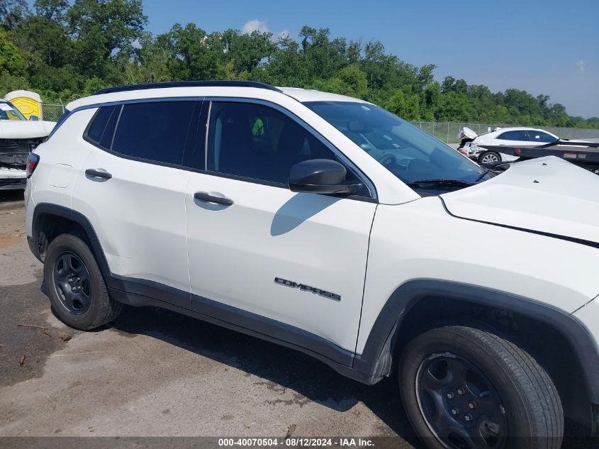 2019 Jeep Compass Sport 4X4 VIN: 3C4NJDAB9KT593003 Lot: 40070504