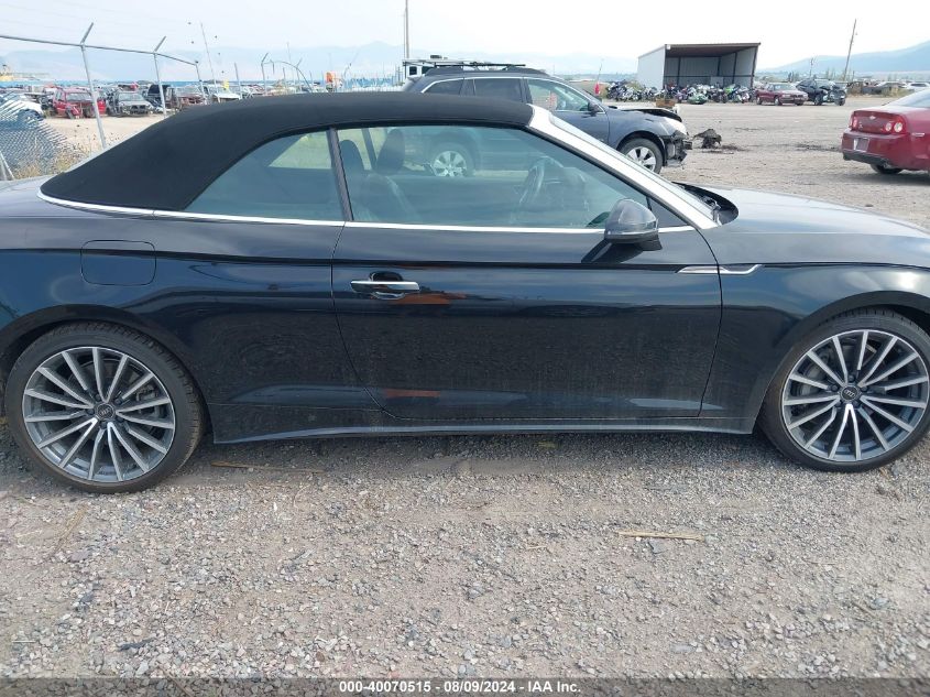 2022 Audi A5 Cabriolet Premium 45 Tfsi Quattro S Tronic VIN: WAU2AGF52NN005774 Lot: 40070515