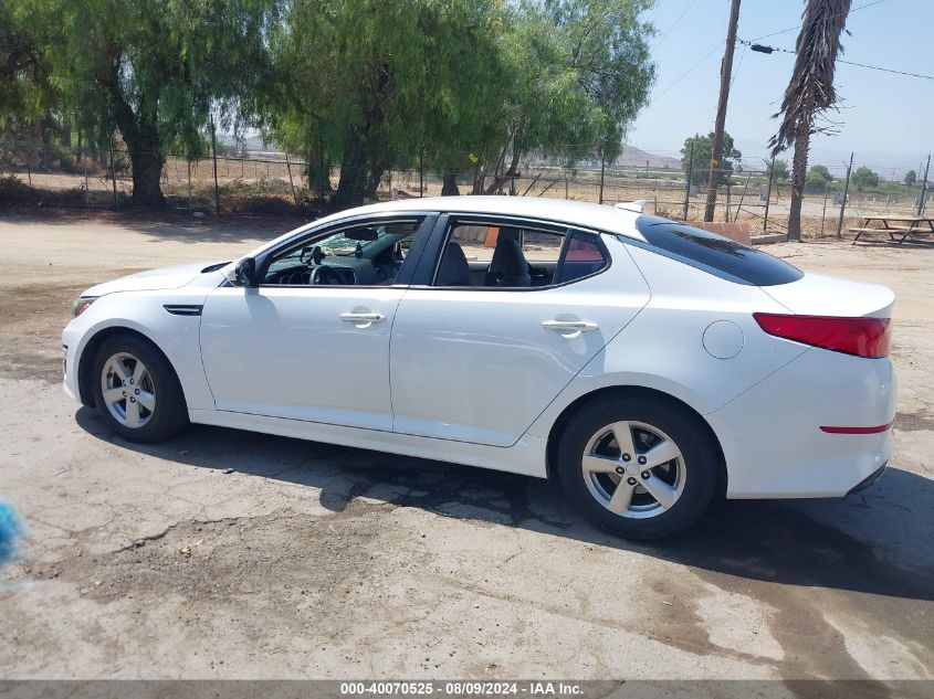 2015 Kia Optima Lx VIN: 5XXGM4A71FG501573 Lot: 40070525