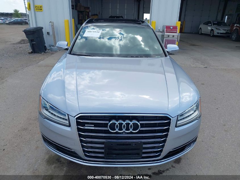 2015 Audi A8 L 4.0T VIN: WAU32AFD3FN013731 Lot: 40070530