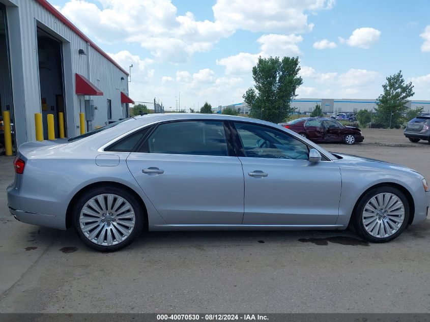 2015 Audi A8 L 4.0T VIN: WAU32AFD3FN013731 Lot: 40070530