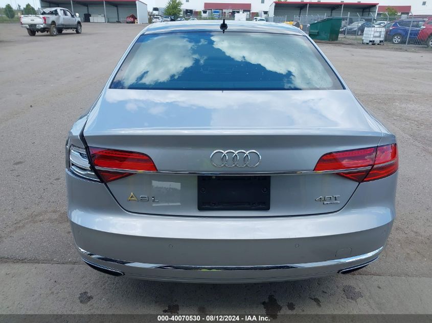 2015 Audi A8 L 4.0T VIN: WAU32AFD3FN013731 Lot: 40070530