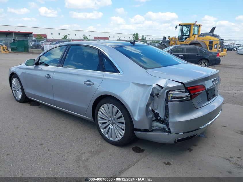 2015 Audi A8 L 4.0T VIN: WAU32AFD3FN013731 Lot: 40070530