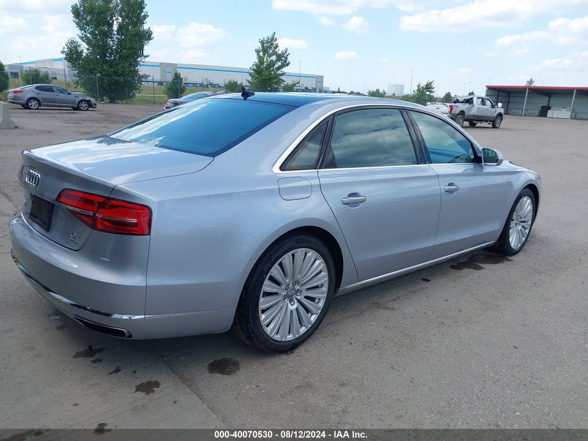 2015 Audi A8 L 4.0T VIN: WAU32AFD3FN013731 Lot: 40070530