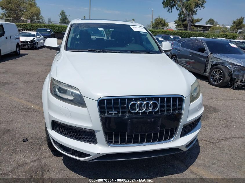 2013 Audi Q7 3.0T S Line Prestige VIN: WA1DGAFE4DD012358 Lot: 40070534