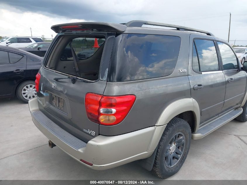 5TDZT34A84S212280 2004 Toyota Sequoia Sr5 V8