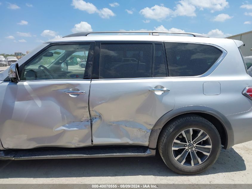 2018 Nissan Armada Sl VIN: JN8AY2ND7J9051551 Lot: 40070555