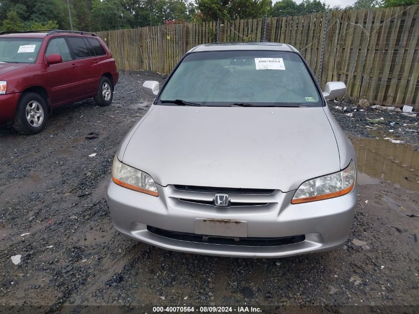 1999 Honda Accord Ex V6 VIN: 1HGCG1651XA031720 Lot: 40070564