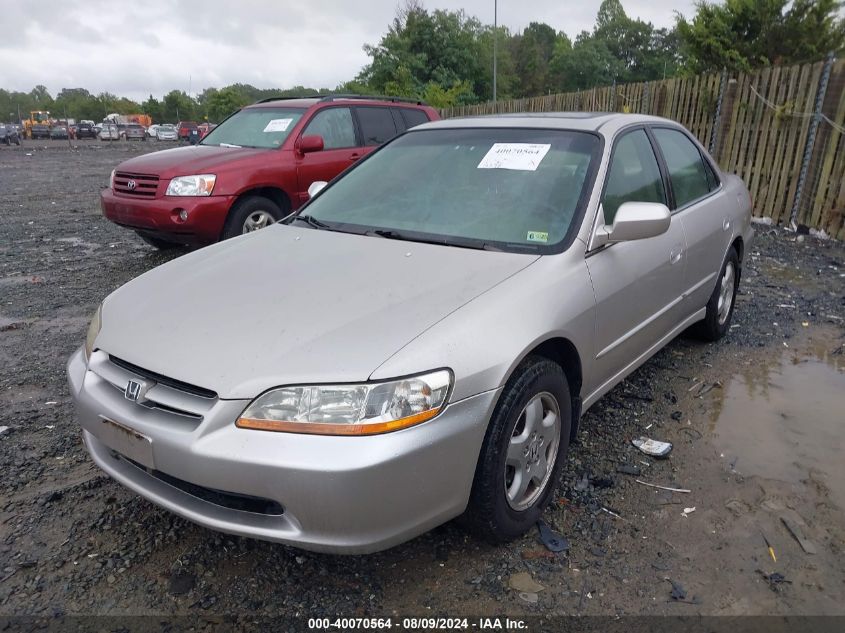 1999 Honda Accord Ex V6 VIN: 1HGCG1651XA031720 Lot: 40070564