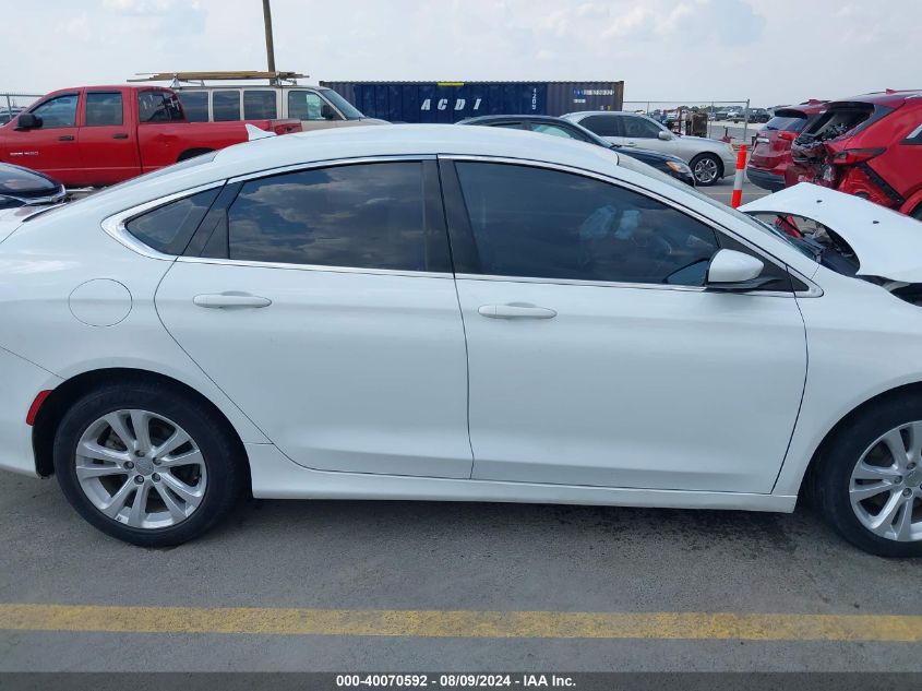 2016 Chrysler 200 Limited VIN: 1C3CCCAB4GN141726 Lot: 40070592