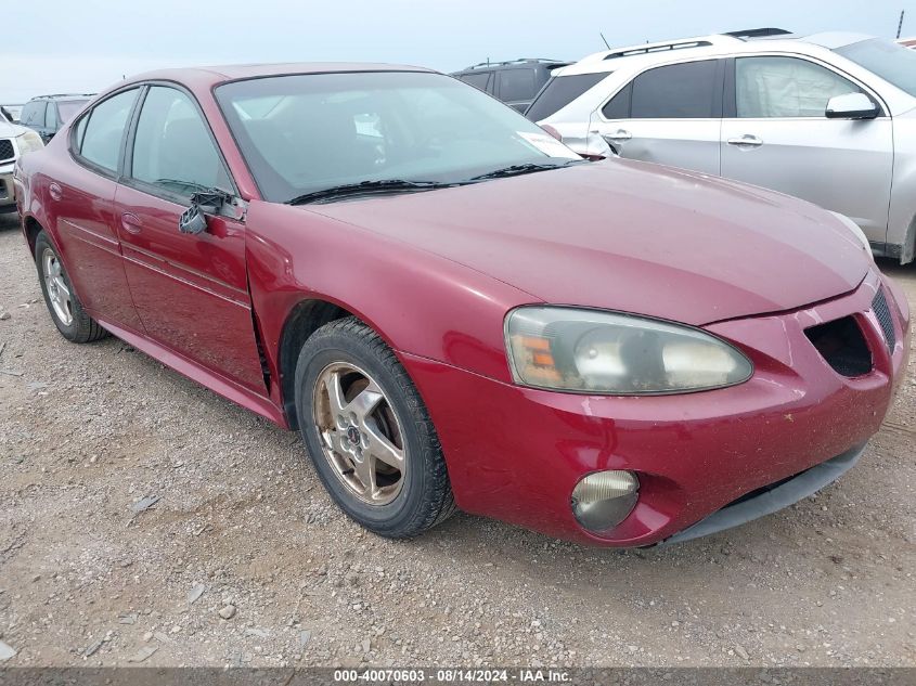 2004 Pontiac Grand Prix Gt2 VIN: 2G2WS522741374202 Lot: 40070603