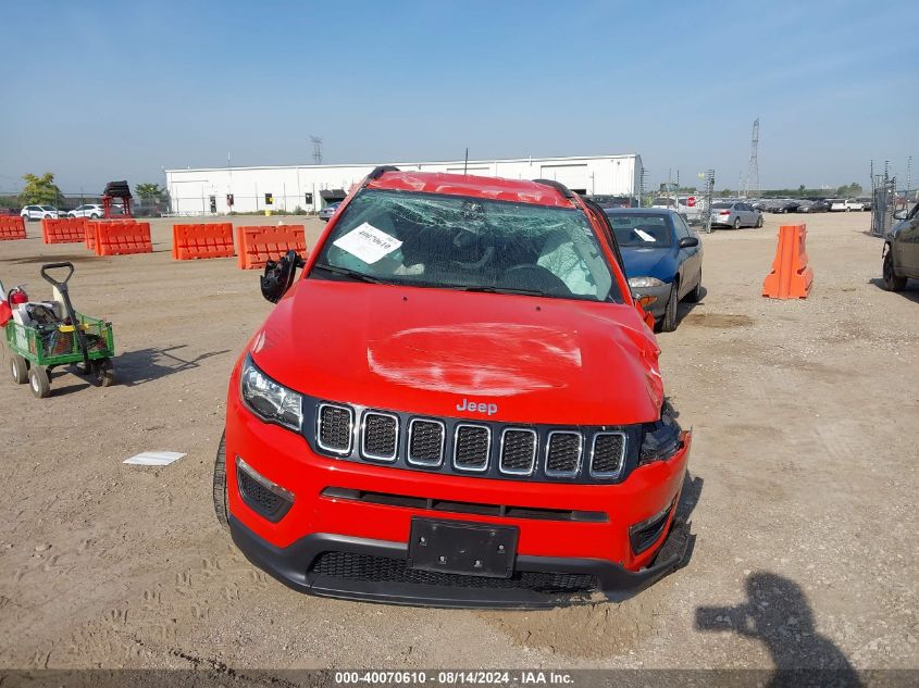 2018 Jeep Compass Sport 4X4 VIN: 3C4NJDAB6JT144442 Lot: 40070610