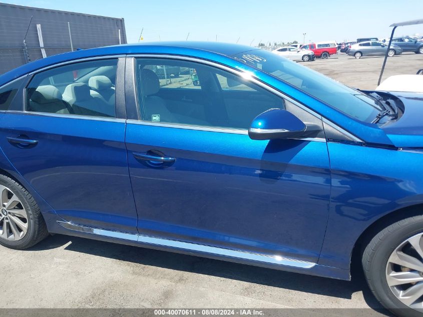 2015 Hyundai Sonata Sport VIN: 5NPE34AF6FH020840 Lot: 40070611