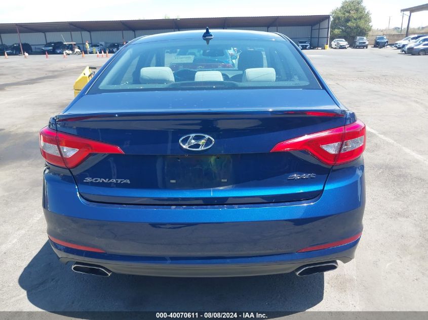 2015 Hyundai Sonata Sport VIN: 5NPE34AF6FH020840 Lot: 40070611