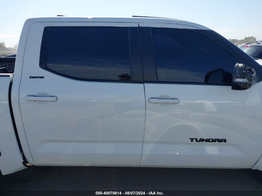2024 Toyota Tundra Limited VIN: 5TFWA5DB9RX163735 Lot: 40070614
