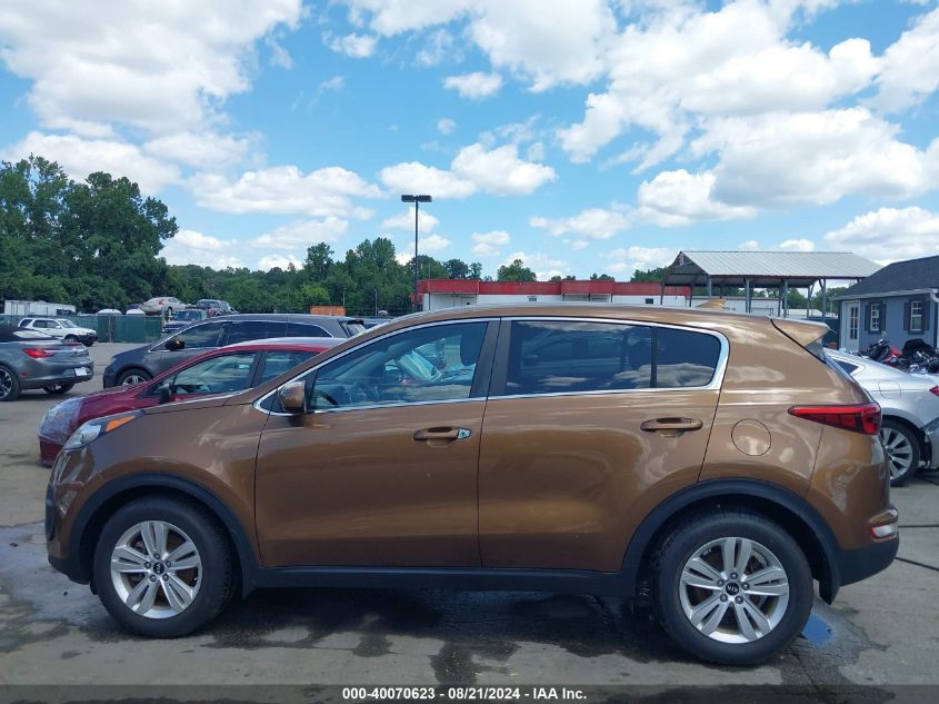 2017 Kia Sportage Lx VIN: KNDPM3AC4H7236814 Lot: 40070623