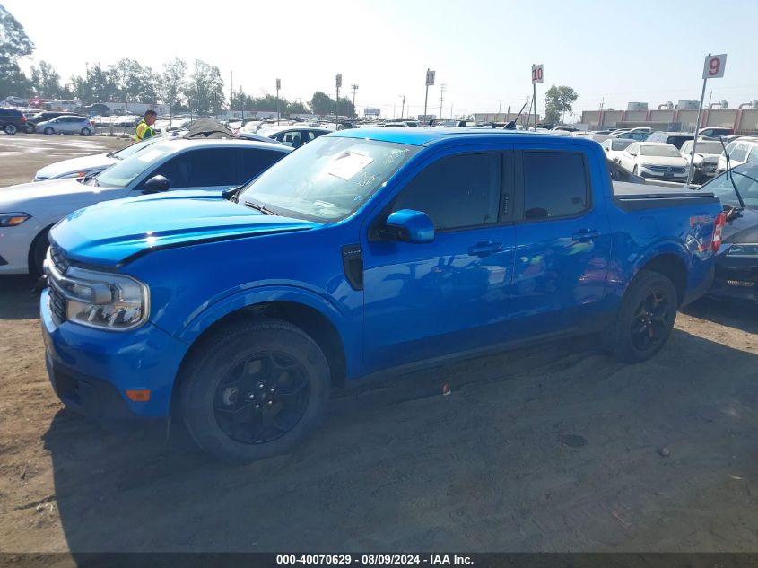 2022 Ford Maverick Lariat VIN: 3FTTW8F91NRA21480 Lot: 40070629