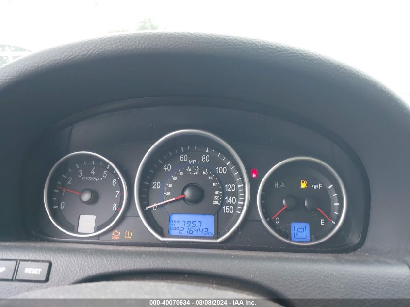 2007 Hyundai Veracruz Gls/Limited/Se VIN: KM8NU13C87U009338 Lot: 40070634