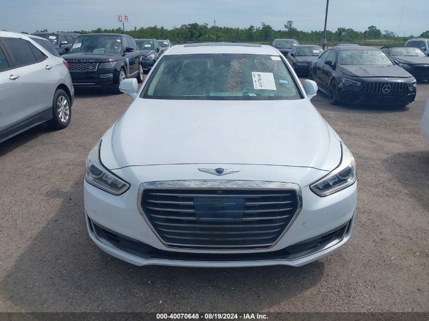 2018 Genesis G90 3.3T Premium VIN: KMHG34JA8JU047576 Lot: 40070648