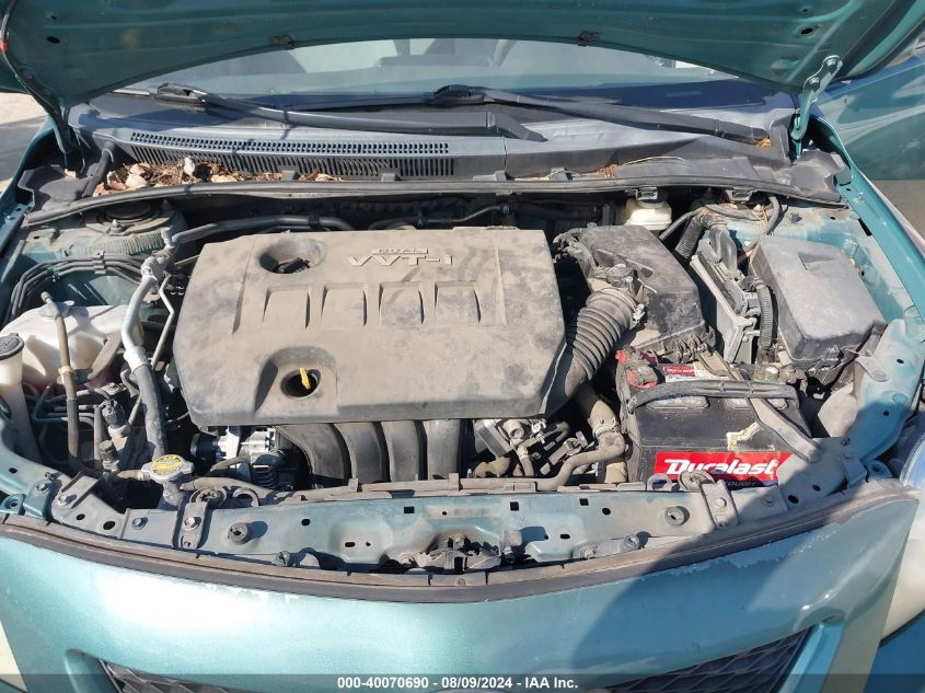 2009 Toyota Corolla Xle VIN: 1NXBU40E89Z011216 Lot: 40070690