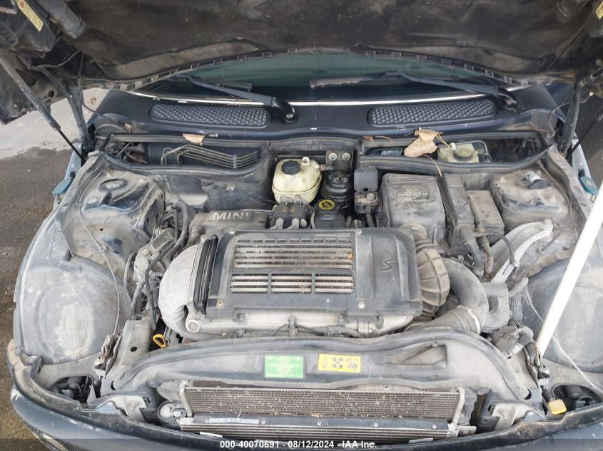 2006 Mini Cooper S VIN: WMWRE33586TN28911 Lot: 40070691