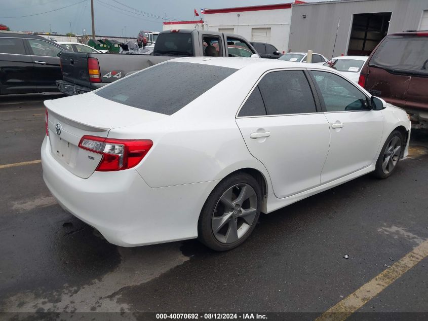 2012 Toyota Camry Se Limited Edition VIN: 4T1BF1FK3CU622378 Lot: 40070692