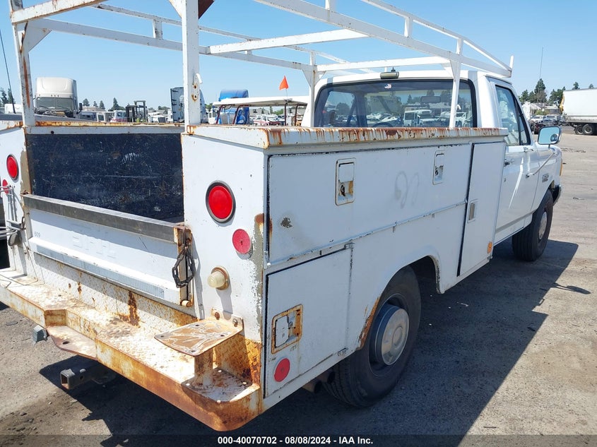 1989 Ford F250 VIN: 1FTHF25H2KPB09646 Lot: 40070702