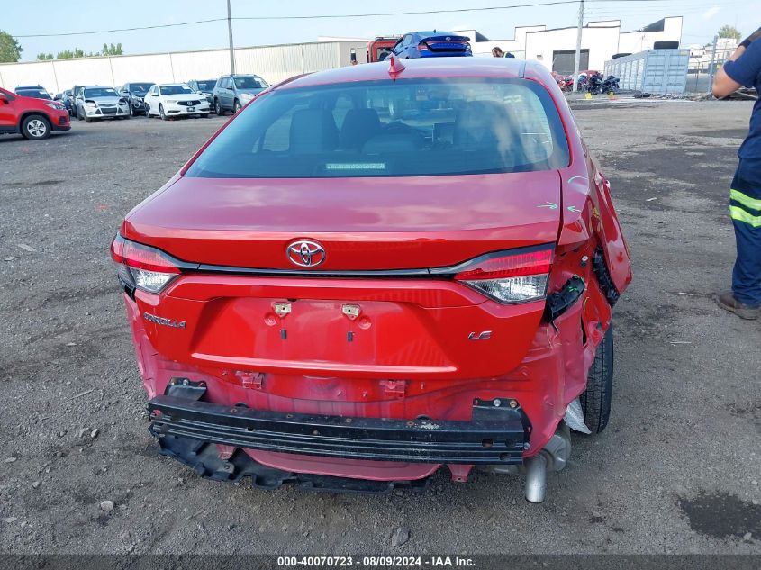 2020 Toyota Corolla Le VIN: 5YFEPRAE7LP048430 Lot: 40070723