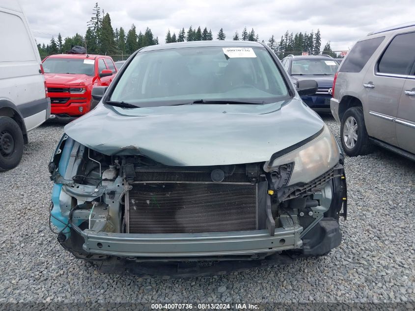 2012 Honda Cr-V Lx VIN: 2HKRM4H39CH622802 Lot: 40070736