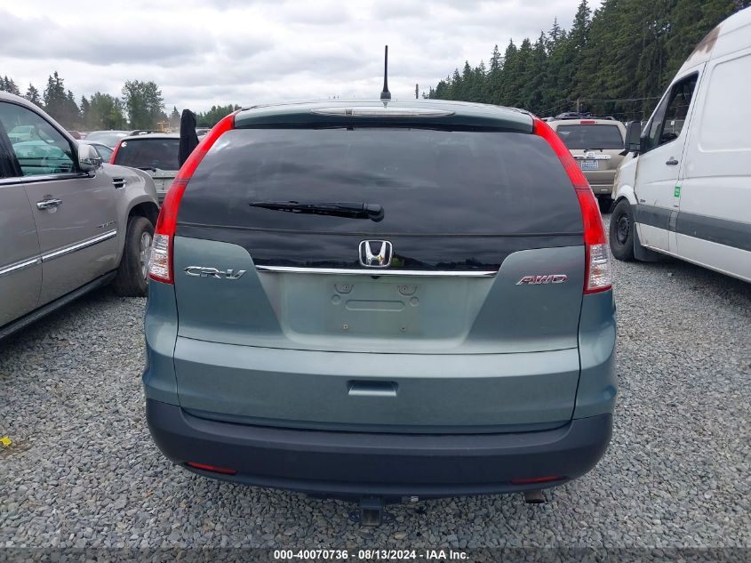 2012 Honda Cr-V Lx VIN: 2HKRM4H39CH622802 Lot: 40070736