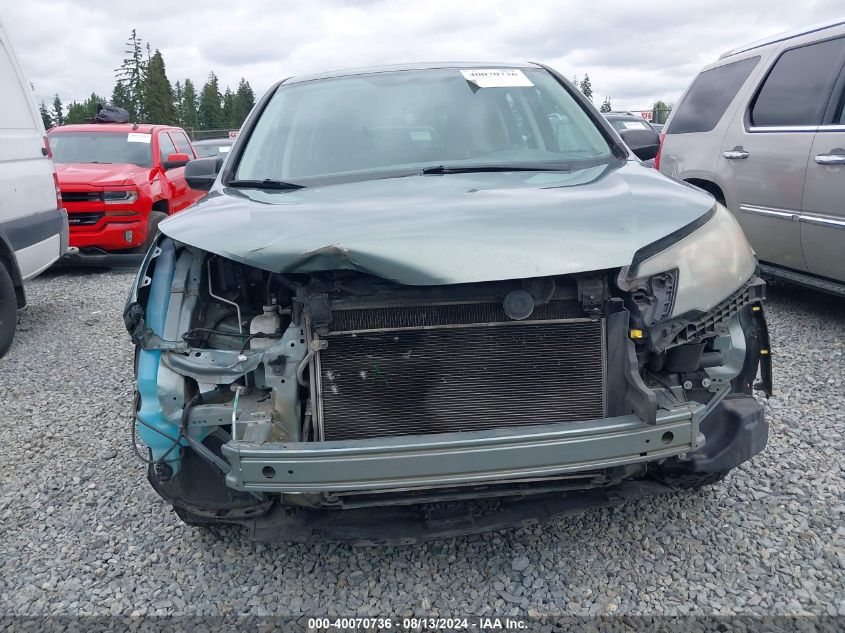 2012 Honda Cr-V Lx VIN: 2HKRM4H39CH622802 Lot: 40070736