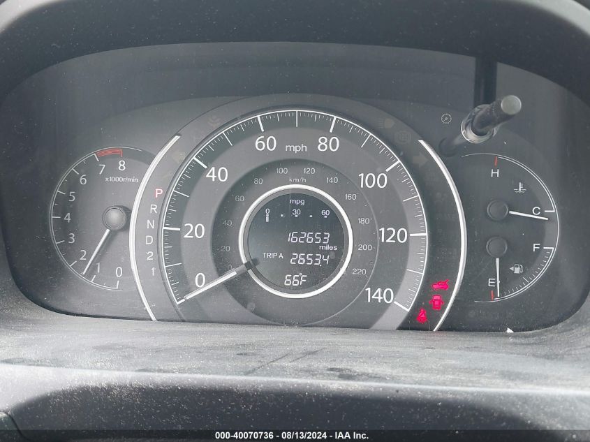 2012 Honda Cr-V Lx VIN: 2HKRM4H39CH622802 Lot: 40070736