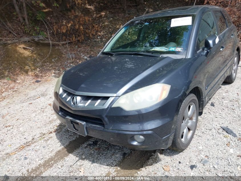 2007 Acura Rdx VIN: 5J8TB18577A001486 Lot: 40070813