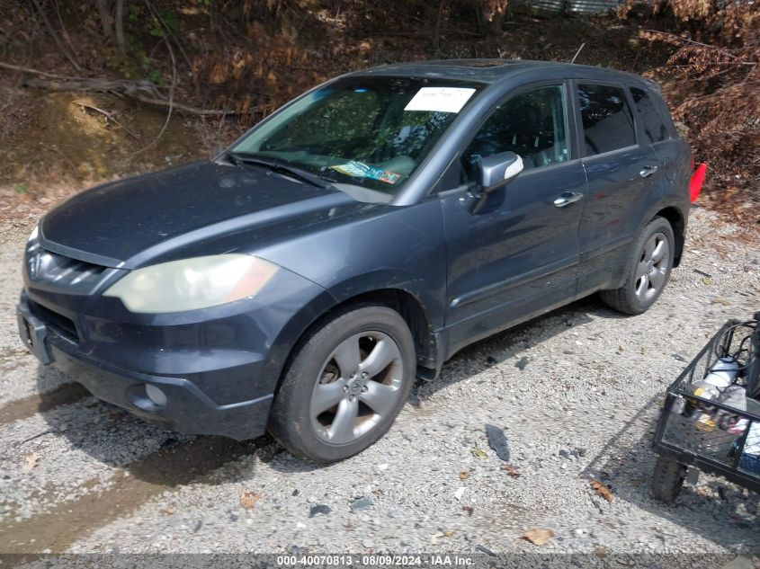 2007 Acura Rdx VIN: 5J8TB18577A001486 Lot: 40070813