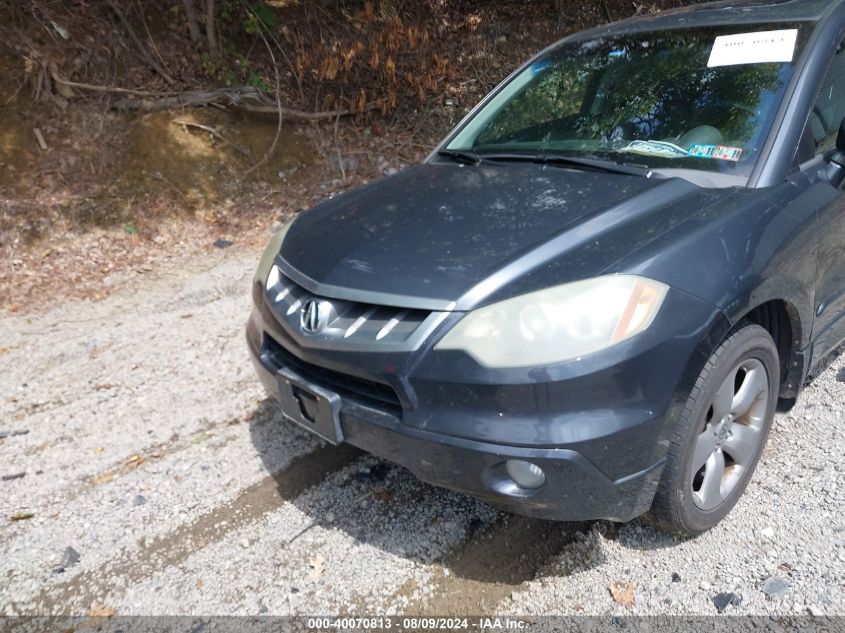 2007 Acura Rdx VIN: 5J8TB18577A001486 Lot: 40070813