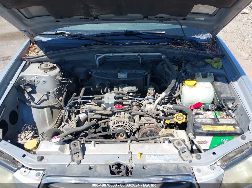 2004 Subaru Forester 2.5Xs VIN: JF1SG65684G724252 Lot: 40070830