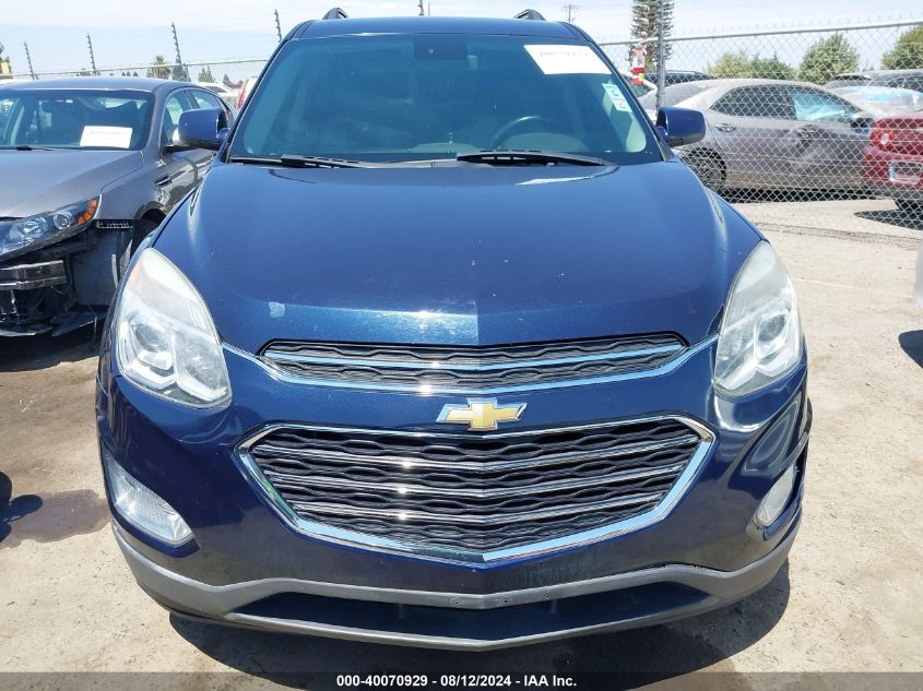 2016 Chevrolet Equinox Lt VIN: 2GNALCEK3G1142341 Lot: 40070929