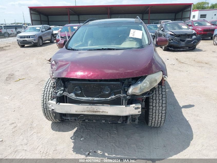 2009 Nissan Murano Sl VIN: JN8AZ18U89W028828 Lot: 40070962