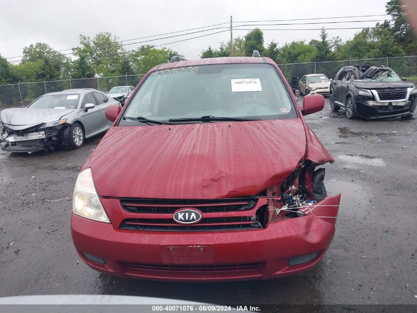 2007 Kia Sedona Ex/Lx VIN: KNDMB233176117333 Lot: 40071076