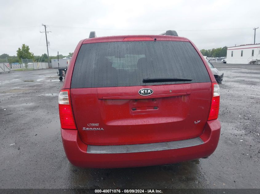 2007 Kia Sedona Ex/Lx VIN: KNDMB233176117333 Lot: 40071076