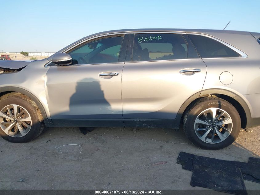 2020 Kia Sorento 3.3L Lx VIN: 5XYPG4A56LG690220 Lot: 40071079