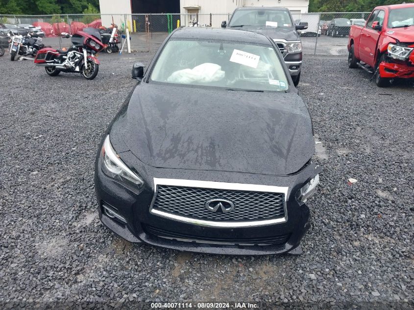 2014 Infiniti Q50 Premium VIN: JN1BV7ARXEM708162 Lot: 40071114