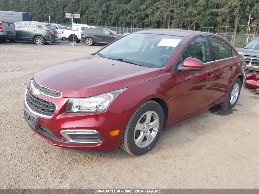 2015 Chevrolet Cruze Lt VIN: 1G1PC5SB3F7127612 Lot: 40071130