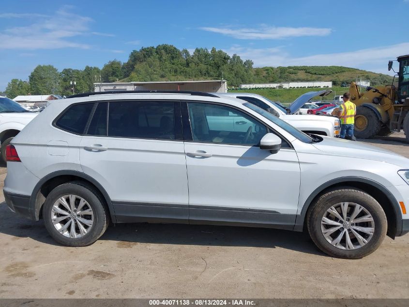 2018 Volkswagen Tiguan 2.0T S VIN: 3VV0B7AX7JM123227 Lot: 40071138