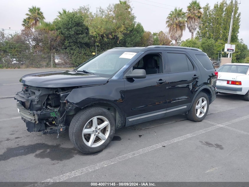 VIN 1FM5K7D87KGB09862 2019 FORD EXPLORER XLT