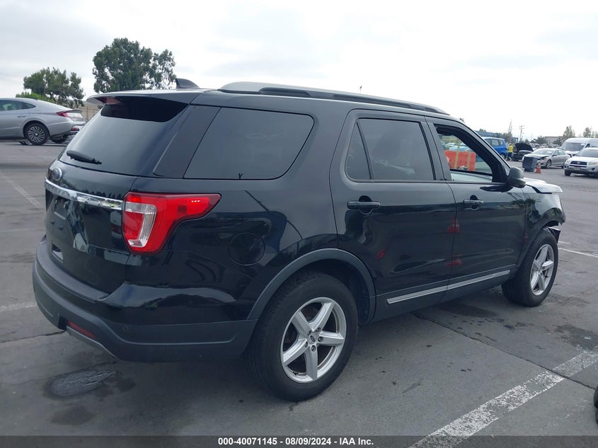 VIN 1FM5K7D87KGB09862 2019 FORD EXPLORER XLT
