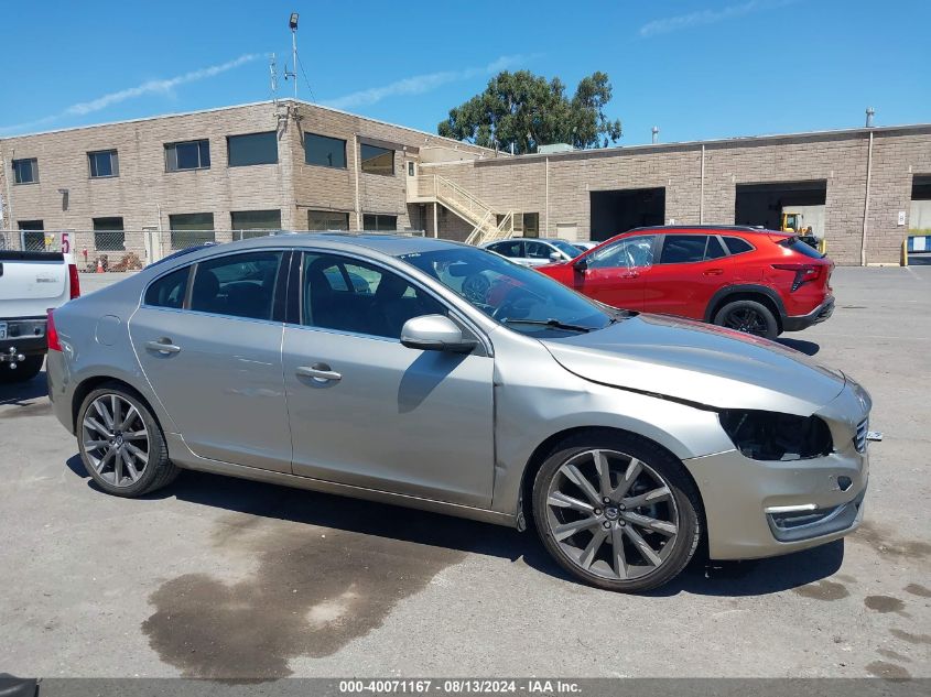 2015 Volvo S60 T5 Premier VIN: YV140MFK4F1340671 Lot: 40071167