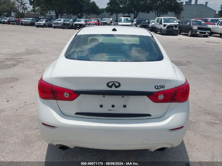 2015 Infiniti Q50 Premium VIN: JN1BV7AP5FM348184 Lot: 40071175